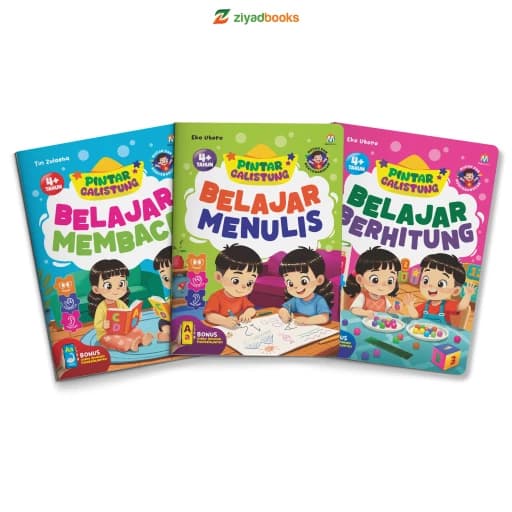 Paket Pintar Calistung - Belajar Membaca, Menulis & Berhitung