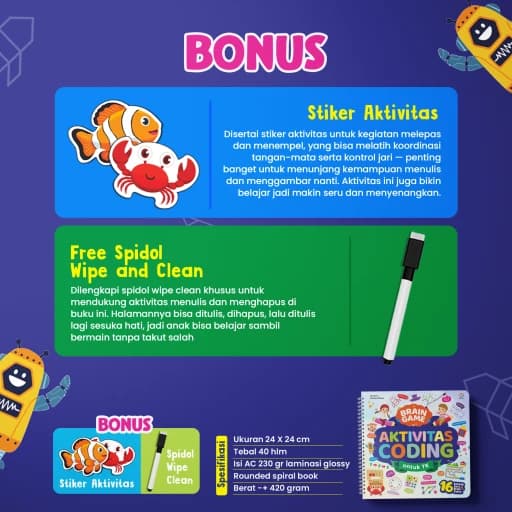 Brain Game - Aktivitas Coding untuk TK (TANPA BONUS) - foto 5
