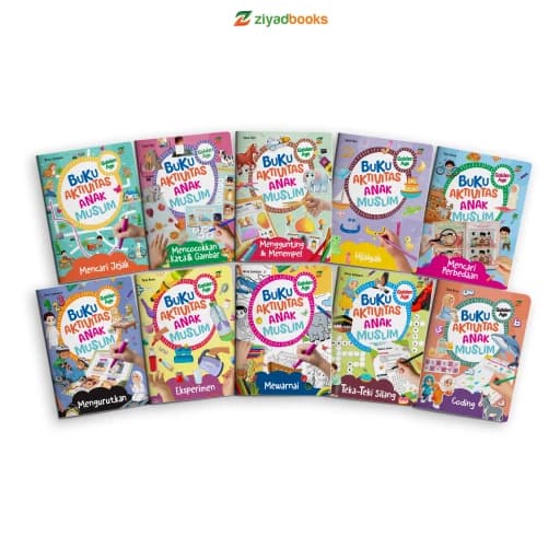Paket Aktivitas Anak Muslim (isi 10 buku)