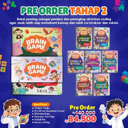 (PO2) PAKET BRAIN GAME
