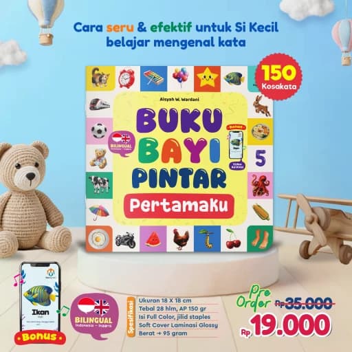 (PO) Buku Bayi Pintar Pertamaku