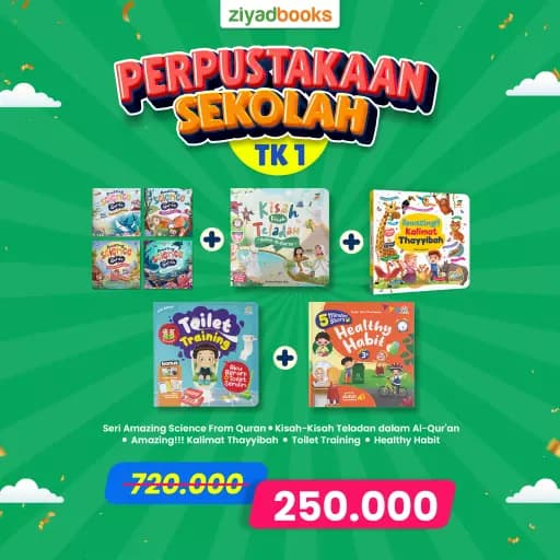 Paket Perpustakaan Sekolah - TK 1 (ISI 5 BUKU)
