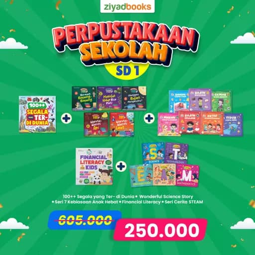 Paket Perpustakaan Sekolah - SD 1 (Isi 5 Buku)