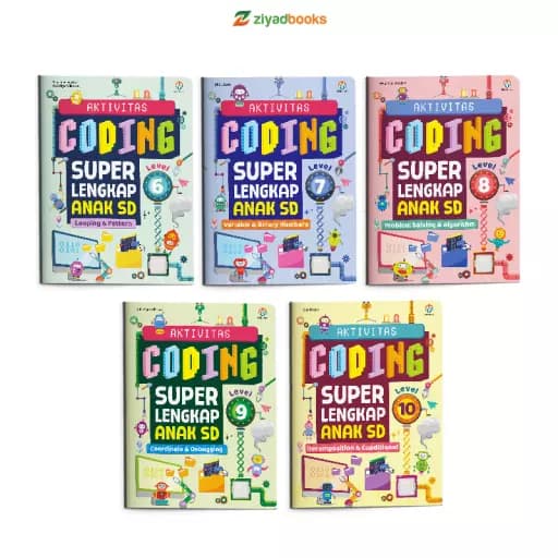 Aktivitas Coding Super Lengkap SD - JILID 2 (KEEP PRIORITAS)